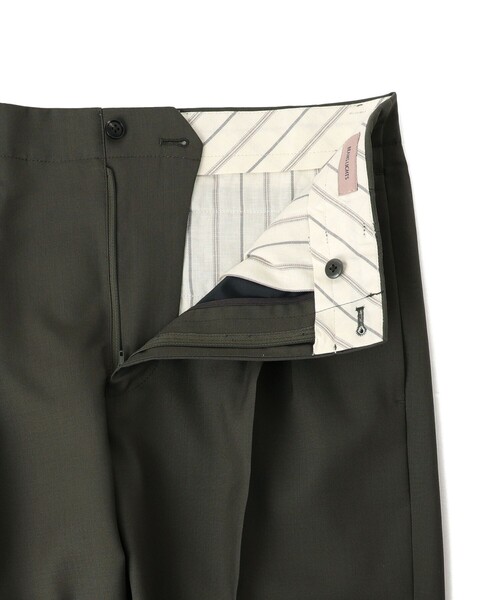 BEAMS LIGHTS（ビームスライツ）の「BEAMS LIGHTS / トロピカルウール 2プリーツ スラックス（スラックス・メンズ・グレー/オリーブ・0/2/3/4）」の12枚目の写真