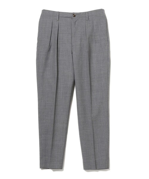 BEAMS LIGHTS（ビームスライツ）の「BEAMS LIGHTS / トロピカルウール 2プリーツ スラックス（スラックス・メンズ・グレー/オリーブ・0/2/3/4）」の9枚目の写真