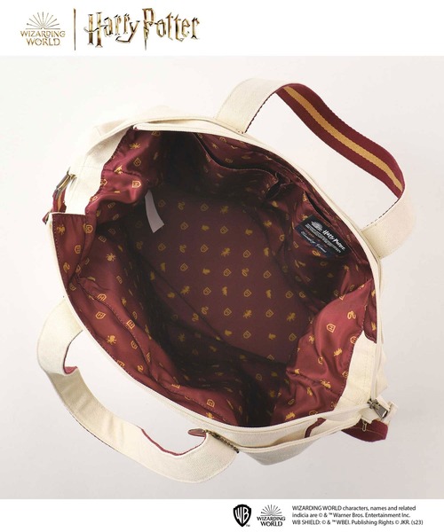 EASTBOY(イーストボーイ)の「トートバッグ ショルダー付 Harry Potter 【ハリー・ポッター】(トートバッグ・レディース・ベージュ/ブラック・F)」の7枚目の写真