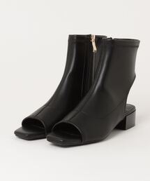 ABC SELECT エービーシーセレクト STRETCH B-SN 3 ストレッチブーツサンダル 3 W3027 BLACK