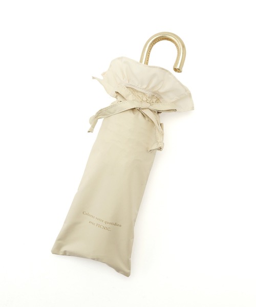 【Wpc.別注】晴雨兼用/遮光クラシックフリル折り畳み傘