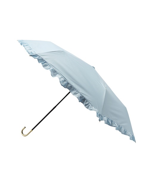 【Wpc.別注】晴雨兼用/遮光クラシックフリル折り畳み傘
