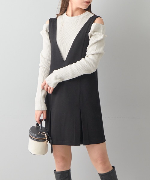 Chico（チコ）の「【2023SS】ラメ肩開きリブニット（ニット/セーター・レディース・ホワイト系その他2/ブルー/アイボリー/ブルー系その他2/ホワイト/ピンク・FREE）」の8枚目の写真