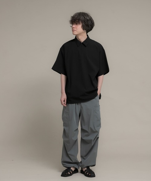 Uiscel（ユイセル）の「『ユニセックス』Uiscel　4WAYストレッチカーゴパンツ（カーゴパンツ・メンズ・ブラック/カーキ・MEDIUM/LARGE）」の21枚目の写真