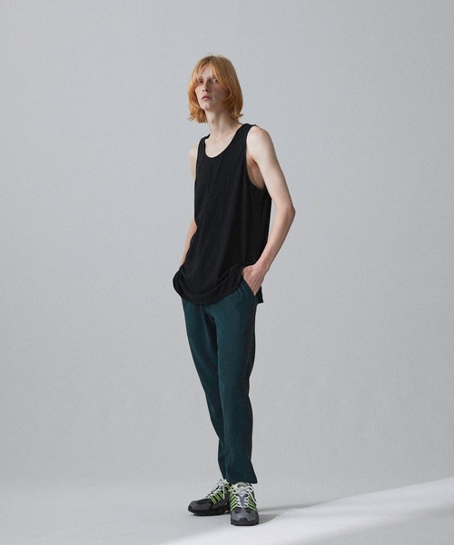 Iroquois(イロコイ)の「IROQUOIS イロコイ / LAYERED LONG T/T レイヤードロングタンクトップ / 177100(タンクトップ・メンズ・ブラック/オフホワイト/ラベンダー/イエロー・3/2/1)」の11枚目の写真