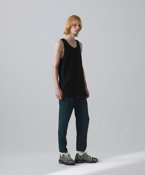 Iroquois(イロコイ)の「IROQUOIS イロコイ / LAYERED LONG T/T レイヤードロングタンクトップ / 177100(タンクトップ・メンズ・ブラック/オフホワイト/ラベンダー/イエロー・3/2/1)」の13枚目の写真