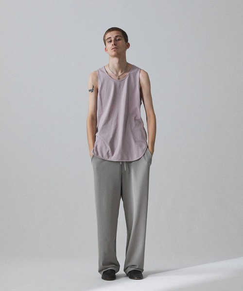 Iroquois(イロコイ)の「IROQUOIS イロコイ / LAYERED LONG T/T レイヤードロングタンクトップ / 177100(タンクトップ・メンズ・ブラック/オフホワイト/ラベンダー/イエロー・3/2/1)」の14枚目の写真