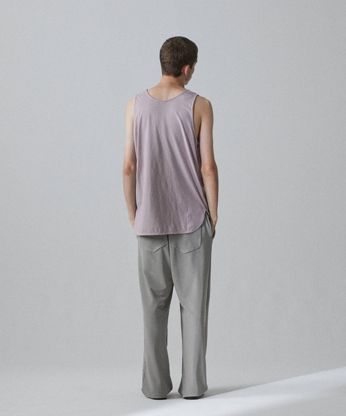 Iroquois(イロコイ)の「IROQUOIS イロコイ / LAYERED LONG T/T レイヤードロングタンクトップ / 177100(タンクトップ・メンズ・ブラック/オフホワイト/ラベンダー/イエロー・3/2/1)」の15枚目の写真