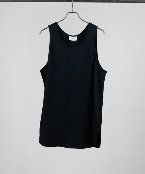 Iroquois(イロコイ)の「IROQUOIS イロコイ / LAYERED LONG T/T レイヤードロングタンクトップ / 177100(タンクトップ・メンズ・ブラック/オフホワイト/ラベンダー/イエロー・3/2/1)」の18枚目の写真