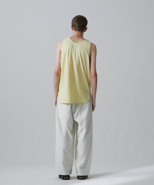 Iroquois(イロコイ)の「IROQUOIS イロコイ / LAYERED LONG T/T レイヤードロングタンクトップ / 177100(タンクトップ・メンズ・ブラック/オフホワイト/ラベンダー/イエロー・3/2/1)」の21枚目の写真