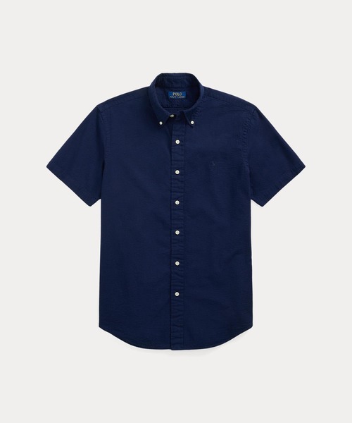 POLO RALPH LAUREN（ポロ ラルフ ローレン）の「クラシック フィット シアサッカー シャツ（シャツ/ブラウス・メンズ・ネイビー系1・L/S/XS/XL/M/XXL）」の7枚目の写真