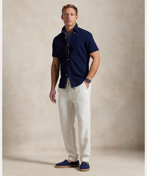 POLO RALPH LAUREN（ポロ ラルフ ローレン）の「クラシック フィット シアサッカー シャツ（シャツ/ブラウス・メンズ・ネイビー系1・L/S/XS/XL/M/XXL）」の9枚目の写真