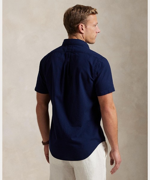 POLO RALPH LAUREN（ポロ ラルフ ローレン）の「クラシック フィット シアサッカー シャツ（シャツ/ブラウス・メンズ・ネイビー系1・L/S/XS/XL/M/XXL）」の8枚目の写真