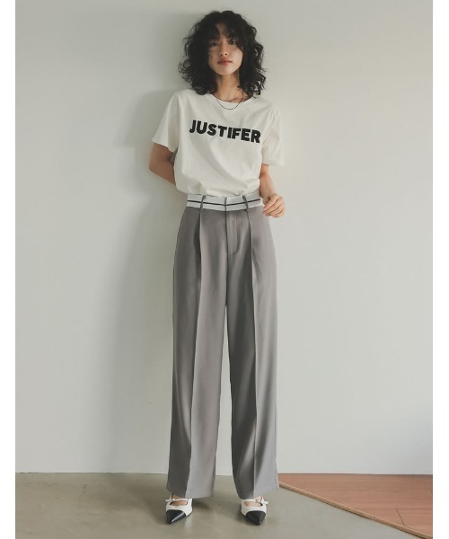 Re:EDIT（リエディ）の「[2023S/S COLLECTION][小さい/大きいサイズ有]ポインテッドトゥ切り替えデザインミュールパンプス（パンプス・レディース・アイボリー/ブラック・LARGE/MEDIUM/XX-LARGE/SMALL/X-SMALL/X-LARGE）」の12枚目の写真