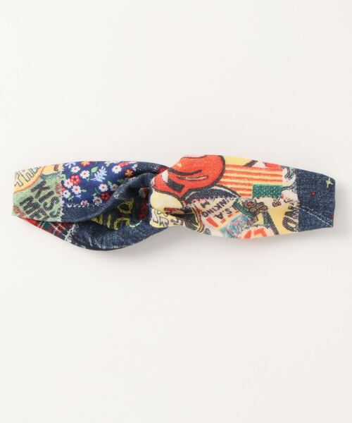 HYSTERIC MINI（ヒステリックミニ）の「FAVPATCHWORK総柄Viscotexヘアバンド（ヘアバンド・キッズ・その他・FREE）」の3枚目の写真