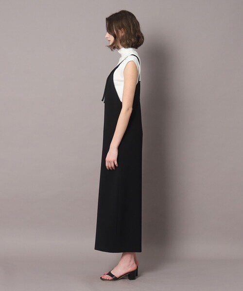 DRESSTERIOR(ドレステリア)の「◆ダブルクロスサロペット(サロペット/オーバーオール・レディース・ブラック・38/34/36)」の4枚目の写真