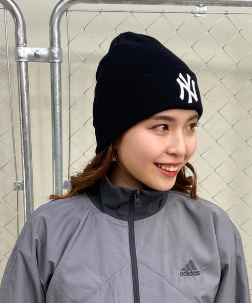 NEW ERA（ニューエラ）の「NEW ERA/ニューエラ ビーニー ダブルC.BASIC CUFF ニューヨーク・ヤンキース 13682154（ニットキャップ/ビーニー・メンズ・ブラック・FREE）」の12枚目の写真