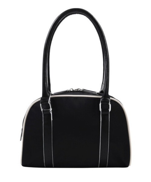 ☆NASTY FANCY CLUB☆ NF Bilynic Bowling Shoulder Bag BLACKF2 NASTY FANCY CLUB) BYRINIC BOWLING SHOULDER BAG｜2color