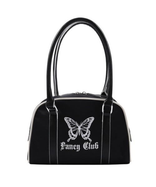 ☆NASTY FANCY CLUB☆ NF Bilynic Bowling Shoulder Bag BLACKF2 FANCY CLUB（ファンシークラブ）の「【NASTY FANCY CLUB