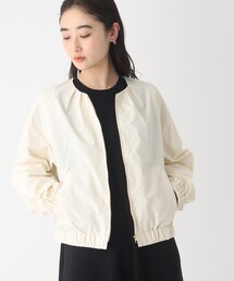 OPAQUE.CLIP | ノーカラーブルゾン【撥水加工/洗濯機洗い可】(ブルゾン)