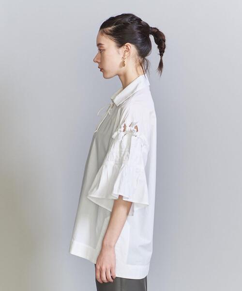 normment(ノーメント)の「<normment>リボン ブラウス -ウォッシャブル-(シャツ/ブラウス・レディース・ホワイト・FREE)」の5枚目の写真