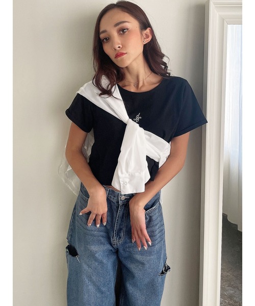 DURAS(デュラス)の「オリジナルロゴTシャツ(Tシャツ/カットソー・レディース・ホワイト/ブラック・FREE)」の9枚目の写真