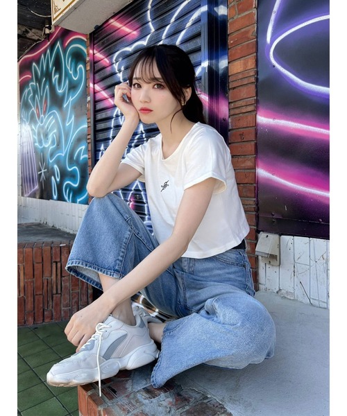 DURAS(デュラス)の「オリジナルロゴTシャツ(Tシャツ/カットソー・レディース・ホワイト/ブラック・FREE)」の21枚目の写真