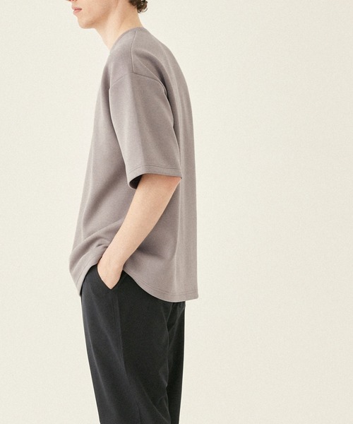 coca（coca）（コカ）の「ソフトスウェットトップス（Tシャツ/カットソー・メンズ・ライトブルー/グレイッシュベージュ/ブラック/ホワイト/グレー/ネイビー/カーキ/ライトグリーン/ライトピンク・M/XL/L）」の19枚目の写真