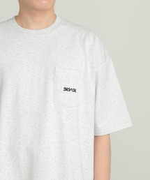 SENSE OF PLACE by URBAN RESEARCH | 『ユニセックス』シシュウヘビーウエイトポケットTシャツ(5分袖)(Tシャツ/カットソー)