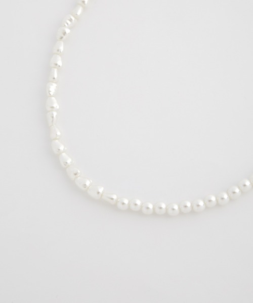 NANO universe（ナノユニバース）の「LB.04/コンビパールネックレス（ネックレス・レディース・ホワイト・FREE）」の3枚目の写真