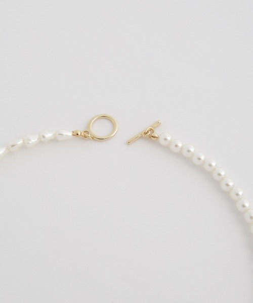 NANO universe（ナノユニバース）の「LB.04/コンビパールネックレス（ネックレス・レディース・ホワイト・FREE）」の5枚目の写真