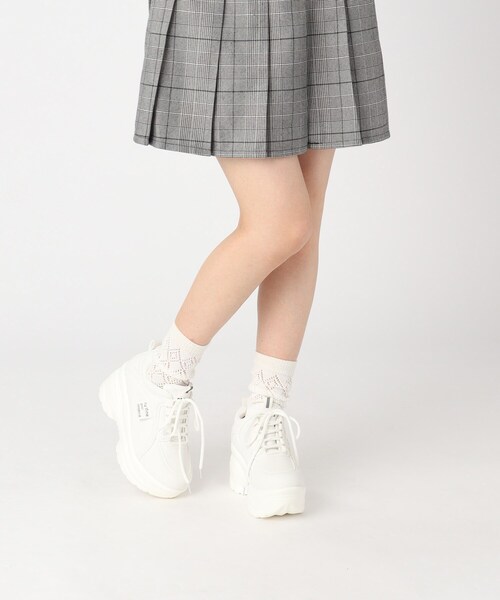 cs T&P(シーエスティーアンドピー)の「厚底 ボリュームスニーカー 【軽量】(スニーカー・レディース・ホワイト/ブラック・S/M/LL/L)」の20枚目の写真