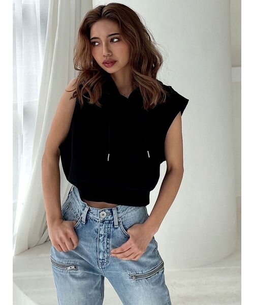 GYDA（ジェイダ）の「GGノースリーブパーカー（パーカー）」 - WEAR
