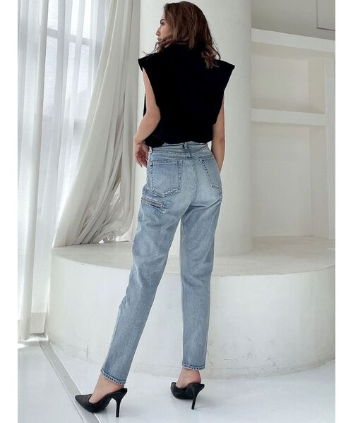 GYDA（ジェイダ）の「GGノースリーブパーカー（パーカー・レディース・グレー/ブラック/オフホワイト・FREE）」の18枚目の写真