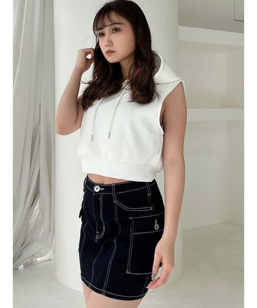 GYDA（ジェイダ）の「GGノースリーブパーカー（パーカー）」 - WEAR