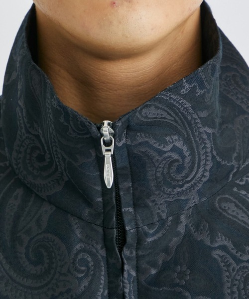 superNova.（スーパーノヴァ）の「【superNova./スーパーノヴァ】Track jacket - Paisley jacquard（ブルゾン・メンズ・ブラック/ベージュ・SMALL/MEDIUM）」の8枚目の写真