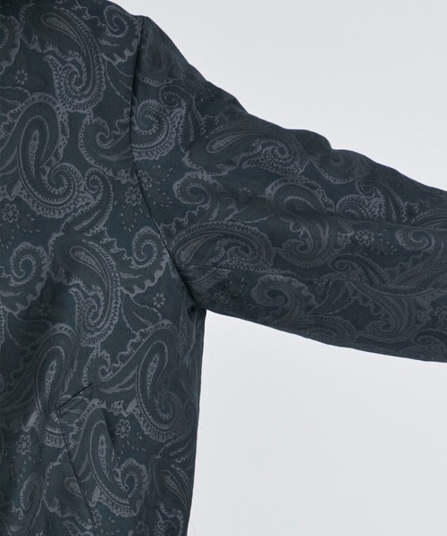 superNova.（スーパーノヴァ）の「【superNova./スーパーノヴァ】Track jacket - Paisley jacquard（ブルゾン・メンズ・ブラック/ベージュ・SMALL/MEDIUM）」の10枚目の写真