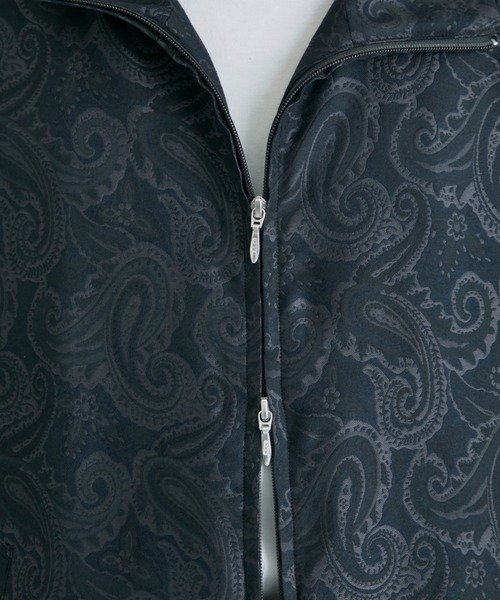 superNova.（スーパーノヴァ）の「【superNova./スーパーノヴァ】Track jacket - Paisley jacquard（ブルゾン・メンズ・ブラック/ベージュ・SMALL/MEDIUM）」の9枚目の写真