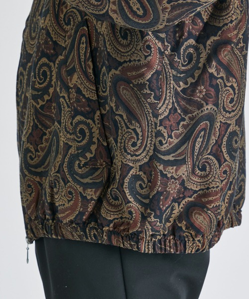 superNova.（スーパーノヴァ）の「【superNova./スーパーノヴァ】Track jacket - Paisley jacquard（ブルゾン・メンズ・ブラック/ベージュ・SMALL/MEDIUM）」の22枚目の写真