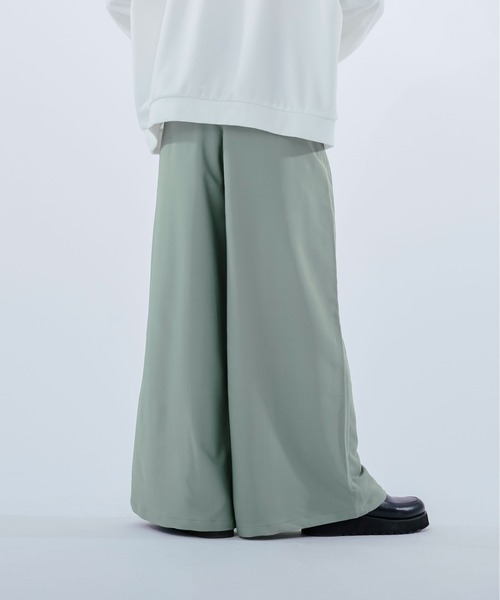 Ellno Loset(エルノロゼット)の「センタージップワイドパンツ(その他パンツ・メンズ・ブラック/ライトグリーン・SMALL/MEDIUM/LARGE)」の16枚目の写真