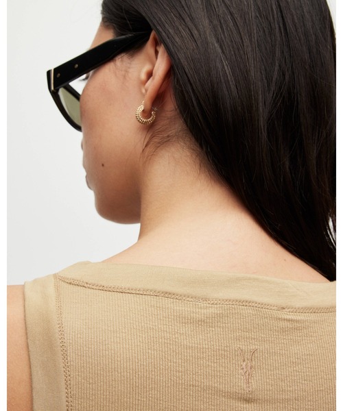 ALLSAINTS(オールセインツ)の「RINA SLEEVELESS CROPPED TANK TOP | RINA ノースリーブ クロップド タンクトップ(タンクトップ・レディース・グリーン系その他・10/6/8/4)」の5枚目の写真
