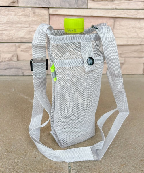 ZAKKA-BOX（ザッカボックス）の「ペットボトル＆スマホナイロンポシェット（ショルダーバッグ・レディース・パープル/ブラック/ホワイト/ライトグレー・FREE）」の4枚目の写真