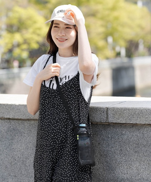 ZAKKA-BOX（ザッカボックス）の「ペットボトル＆スマホナイロンポシェット（ショルダーバッグ・レディース・パープル/ブラック/ホワイト/ライトグレー・FREE）」の22枚目の写真