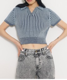POLO NECK GROOVE ニット