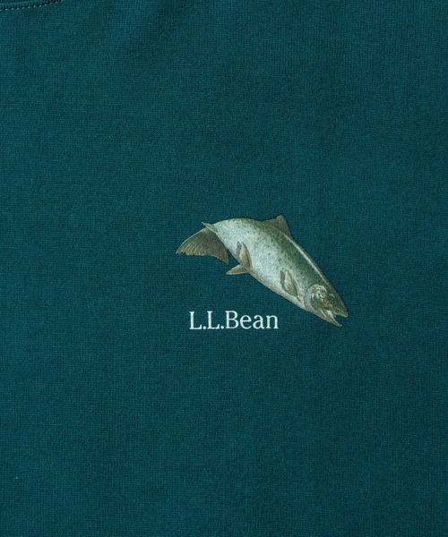 L.L.Bean（エルエルビーン）の「【JAPAN EDITION】ビーンズ・1980 カタログ・ティ、半袖 ジャパン・フィット（Tシャツ/カットソー・メンズ・キナリ/ライトグレー/グリーン・MEDIUM/SMALL/LARGE）」の11枚目の写真