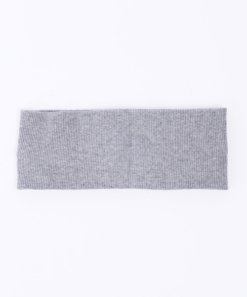 WC(ダブル シー)の「無地リブヘアバンド(ヘアバンド・レディース・グレー/ブラック/ホワイト・FREE)」の7枚目の写真