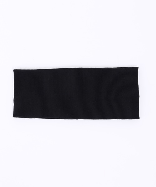WC(ダブル シー)の「無地リブヘアバンド(ヘアバンド・レディース・グレー/ブラック/ホワイト・FREE)」の5枚目の写真