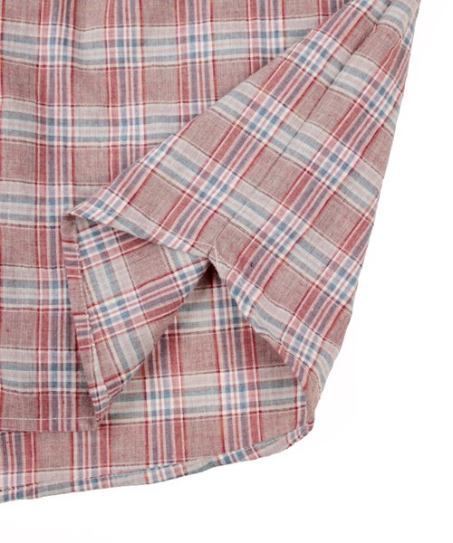 Universal Style Wear(ユニバーサルスタイルウェア)の「Universal Style Wear ラギッド シャツ(シャツ/ブラウス・メンズ・サックスブルー系/レッド系/グリーン系/ホワイト×ホワイト・X-LARGE/LARGE/MEDIUM)」の17枚目の写真