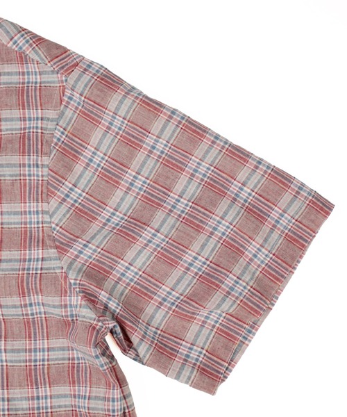 Universal Style Wear(ユニバーサルスタイルウェア)の「Universal Style Wear ラギッド シャツ(シャツ/ブラウス・メンズ・サックスブルー系/レッド系/グリーン系/ホワイト×ホワイト・X-LARGE/LARGE/MEDIUM)」の18枚目の写真