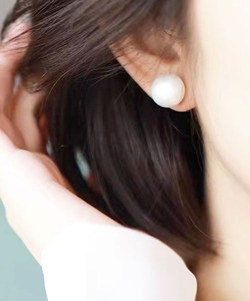 florist(フローリスト)の「5サイズパールイヤリング(8mm/10mm/12mm/14mm/16mm)(イヤリング・レディース・ピンク系1/ピンク系2/ピンク系3/ホワイト系1/ホワイト系2/ホワイト系3・FREE)」の9枚目の写真